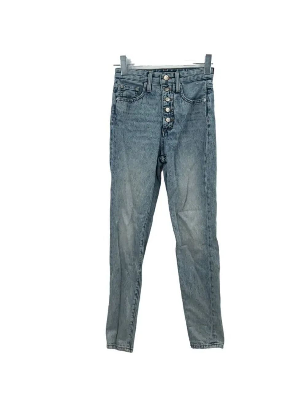 We Wore What X Joe's Jeans The Danielle High Rise Vintage Straight Button Fly 24